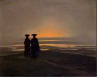 Friedrich Caspar David Sunset Brothers - Hermitage